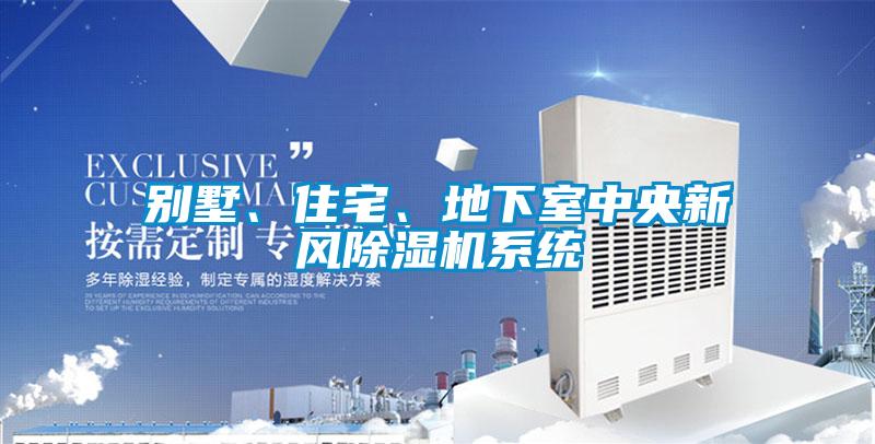 別墅、住宅、地下室中央新風除濕機系統(tǒng)