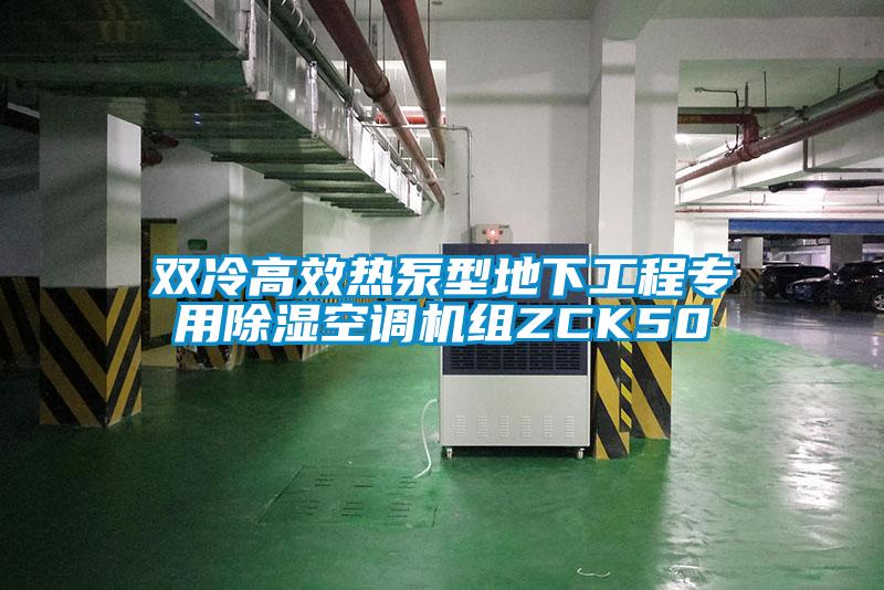 雙冷高效熱泵型地下工程專(zhuān)用除濕空調機組ZCK50