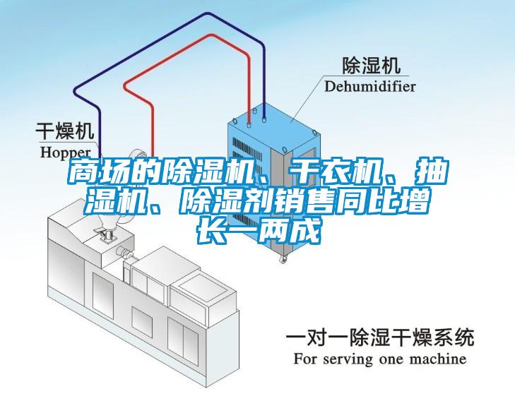 商場的除濕機、干衣機、抽濕機、除濕劑銷售同比增長一兩成