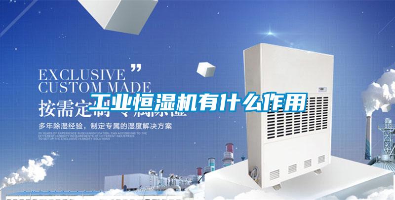 工業(yè)恒濕機有什么作用