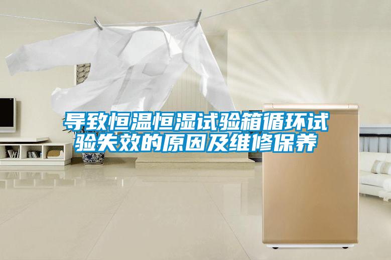 導致恒溫恒濕試驗箱循環(huán)試驗失效的原因及維修保養