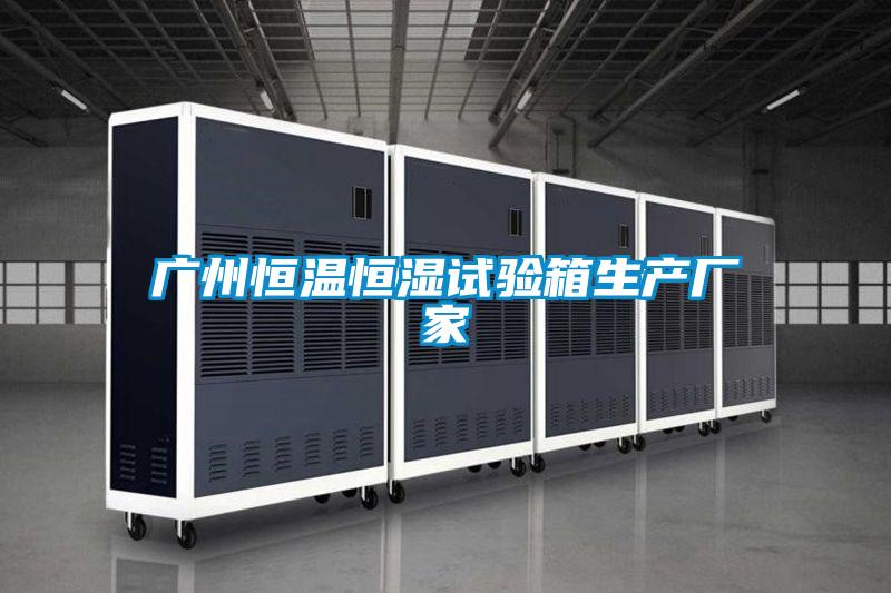 廣州恒溫恒濕試驗箱生產(chǎn)廠(chǎng)家