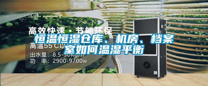恒溫恒濕倉庫、機房、檔案室如何溫濕平衡