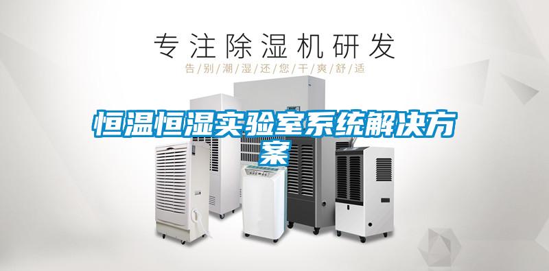 恒溫恒濕實(shí)驗室系統解決方案
