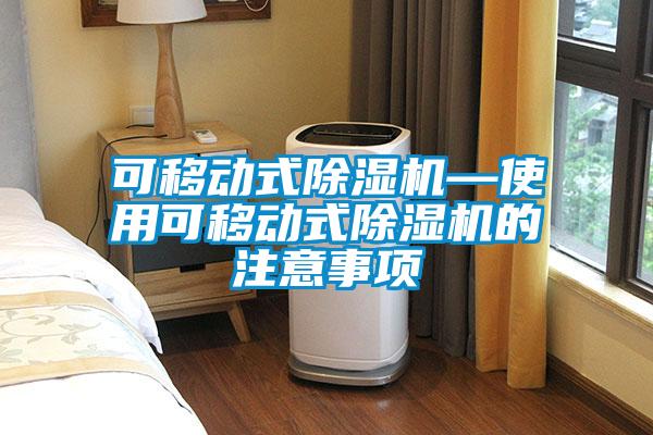 可移動(dòng)式除濕機(jī)—使用可移動(dòng)式除濕機(jī)的注意事項(xiàng)