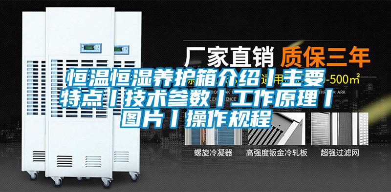 恒溫恒濕養護箱介紹丨主要特點(diǎn)丨技術(shù)參數丨工作原理丨圖片丨操作規程