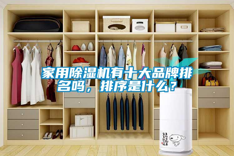 家用除濕機有十大品牌排名嗎，排序是什么？