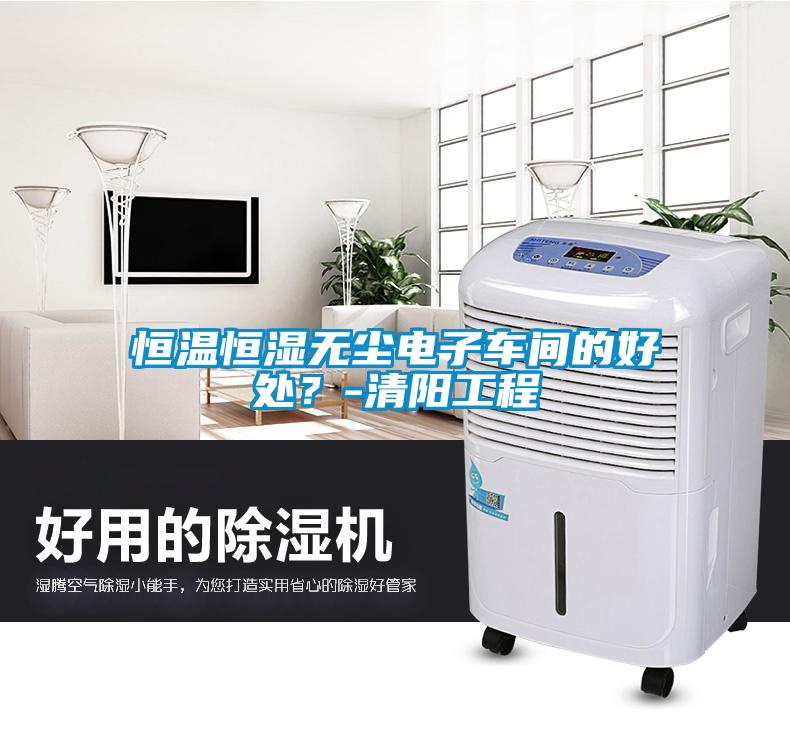 恒溫恒濕無(wú)塵電子車(chē)間的好處？-清陽(yáng)工程