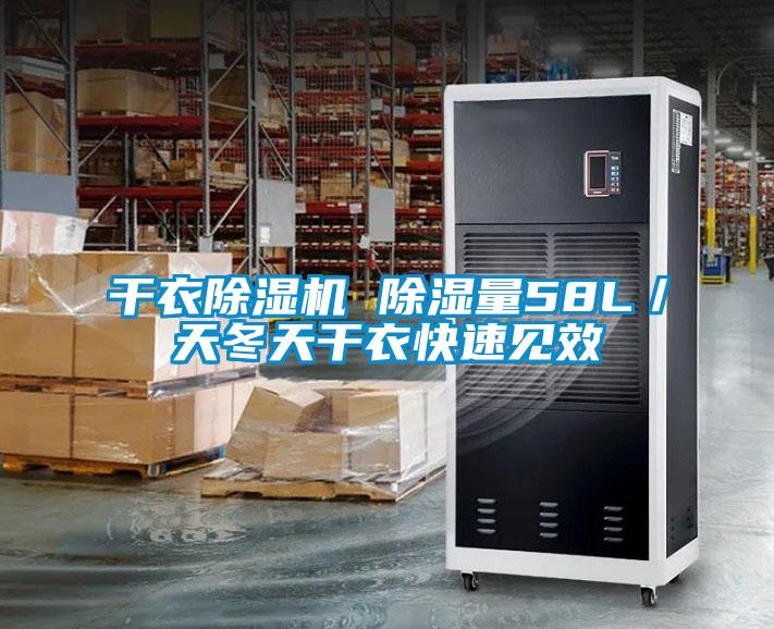 干衣除濕機 除濕量58L／天冬天干衣快速見(jiàn)效