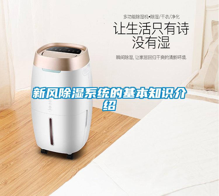 新風(fēng)除濕系統的基本知識介紹