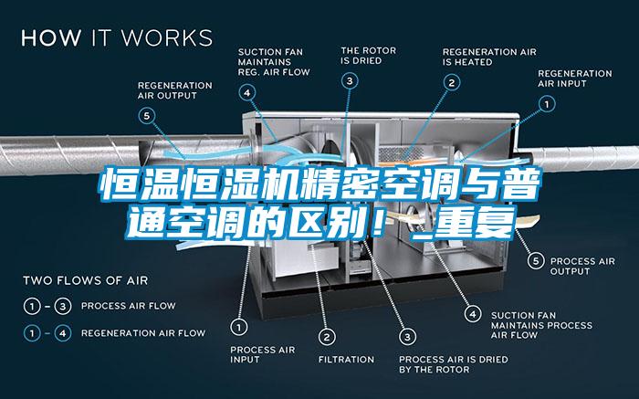 恒溫恒濕機精密空調(diào)與普通空調(diào)的區(qū)別！_重復(fù)