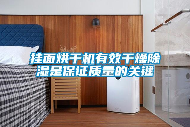 掛面烘干機(jī)有效干燥除濕是保證質(zhì)量的關(guān)鍵