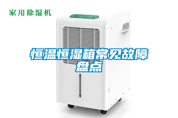 恒溫恒濕箱常見(jiàn)故障盤(pán)點(diǎn)