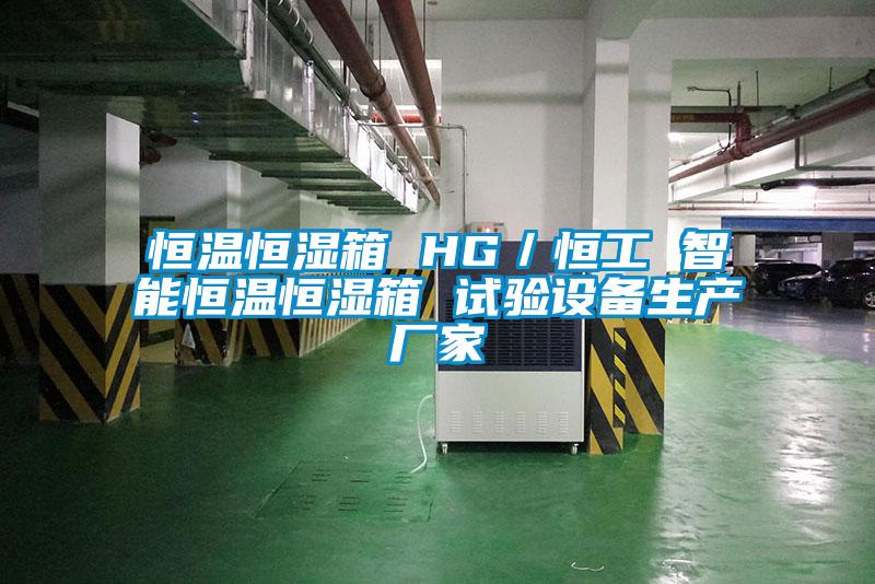 恒溫恒濕箱 HG／恒工 智能恒溫恒濕箱 試驗設備生產(chǎn)廠(chǎng)家