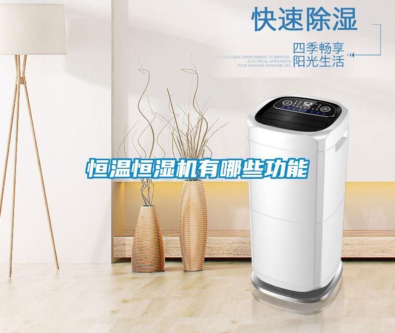 恒溫恒濕機有哪些功能