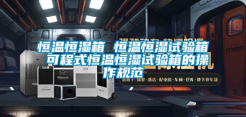 恒溫恒濕箱 恒溫恒濕試驗(yàn)箱 可程式恒溫恒濕試驗(yàn)箱的操作規(guī)范