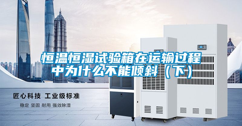 恒溫恒濕試驗箱在運輸過(guò)程中為什么不能傾斜（下）