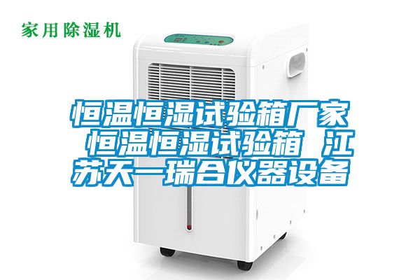 恒溫恒濕試驗箱廠(chǎng)家 恒溫恒濕試驗箱 江蘇天一瑞合儀器設備