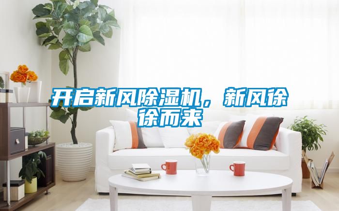 開(kāi)啟新風(fēng)除濕機(jī)，新風(fēng)徐徐而來(lái)