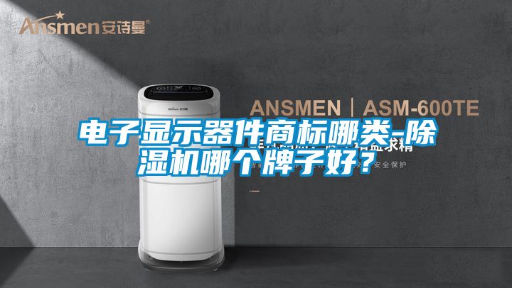電子顯示器件商標哪類-除濕機哪個牌子好？