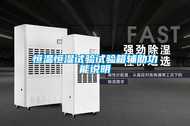 恒溫恒濕試驗試驗箱輔助功能說(shuō)明