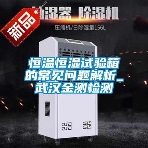 恒溫恒濕試驗箱的常見(jiàn)問(wèn)題解析_武漢金測檢測