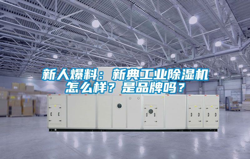 新人爆料：新典工業(yè)除濕機(jī)怎么樣？是品牌嗎？