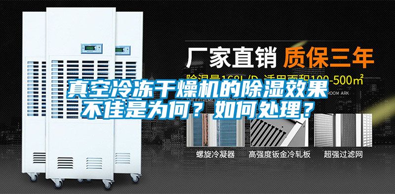 真空冷凍干燥機的除濕效果不佳是為何？如何處理？