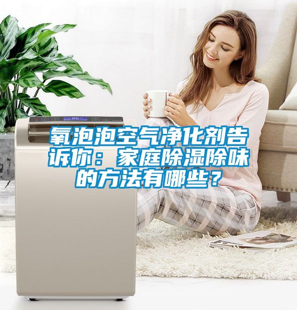 氧泡泡空氣凈化劑告訴你：家庭除濕除味的方法有哪些？