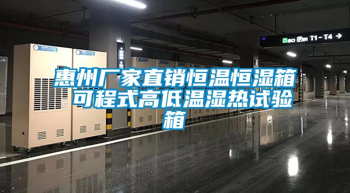 惠州廠(chǎng)家直銷(xiāo)恒溫恒濕箱 可程式高低溫濕熱試驗箱