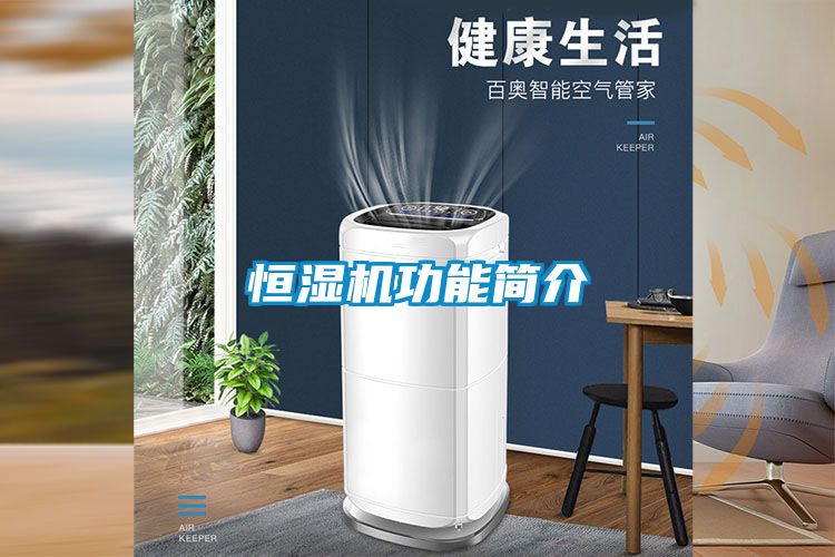 恒濕機功能簡(jiǎn)介