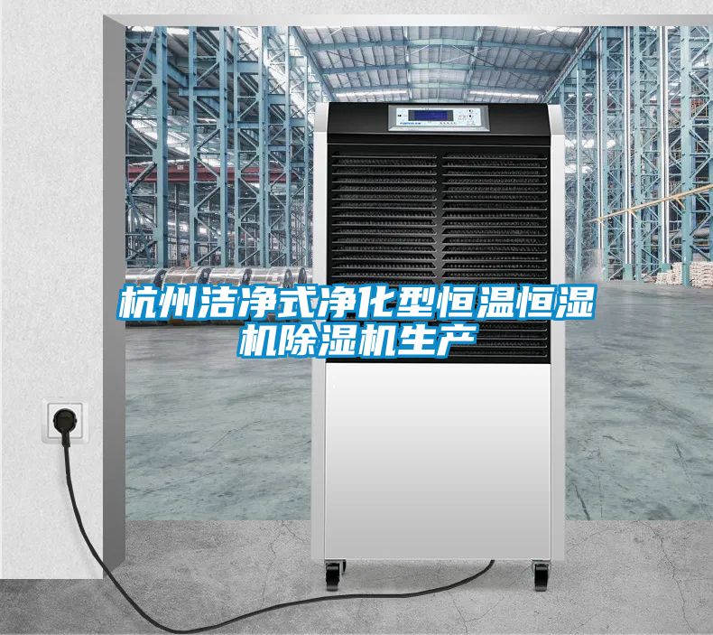 杭州潔凈式凈化型恒溫恒濕機除濕機生產(chǎn)