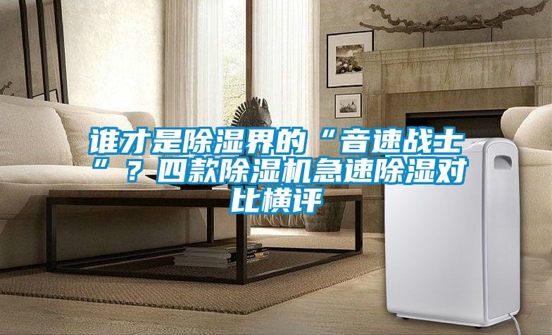 誰才是除濕界的“音速戰(zhàn)士”？四款除濕機急速除濕對比橫評