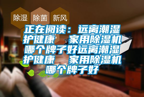 正在閱讀：遠(yuǎn)離潮濕護(hù)健康  家用除濕機哪個牌子好遠(yuǎn)離潮濕護(hù)健康  家用除濕機哪個牌子好