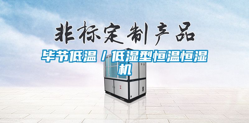 畢節(jié)低溫／低濕型恒溫恒濕機
