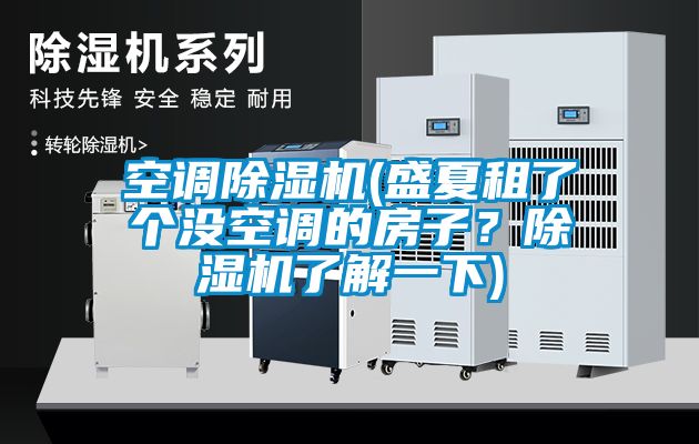 空調(diào)除濕機(盛夏租了個沒空調(diào)的房子？除濕機了解一下)