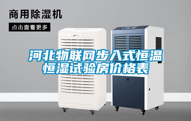 河北物聯(lián)網(wǎng)步入式恒溫恒濕試驗房?jì)r(jià)格表