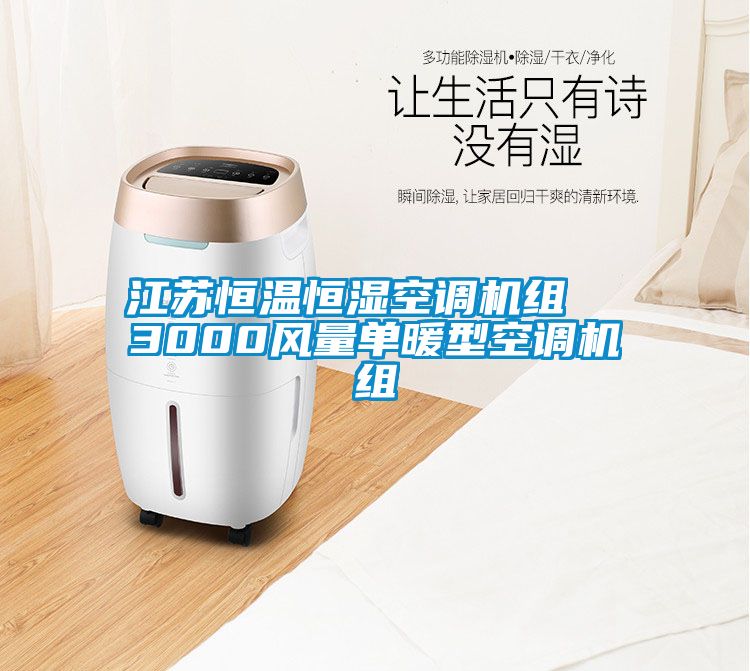 江蘇恒溫恒濕空調機組  3000風(fēng)量單暖型空調機組