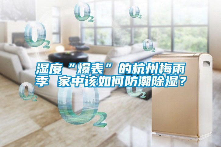 濕度“爆表”的杭州梅雨季 家中該如何防潮除濕？