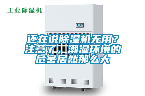 還在說除濕機無用？注意了，潮濕環(huán)境的危害居然那么大
