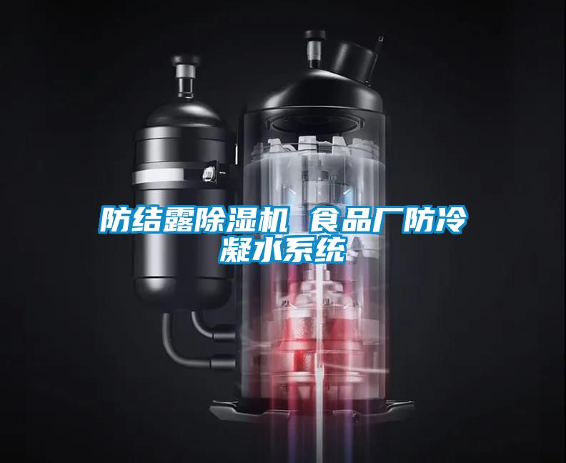 防結露除濕機 食品廠(chǎng)防冷凝水系統