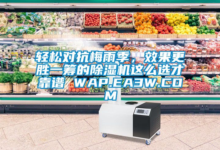 輕松對抗梅雨季，效果更勝一籌的除濕機這么選才靠譜 WAP.EA3W.COM