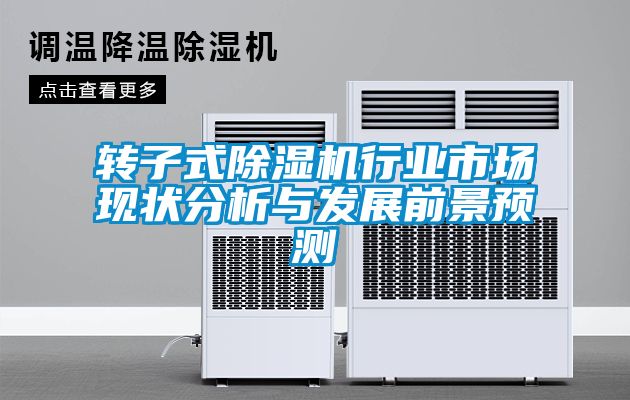 轉子式除濕機行業(yè)市場現(xiàn)狀分析與發(fā)展前景預測