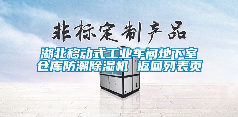 湖北移動式工業(yè)車間地下室倉庫防潮除濕機(jī) 返回列表頁
