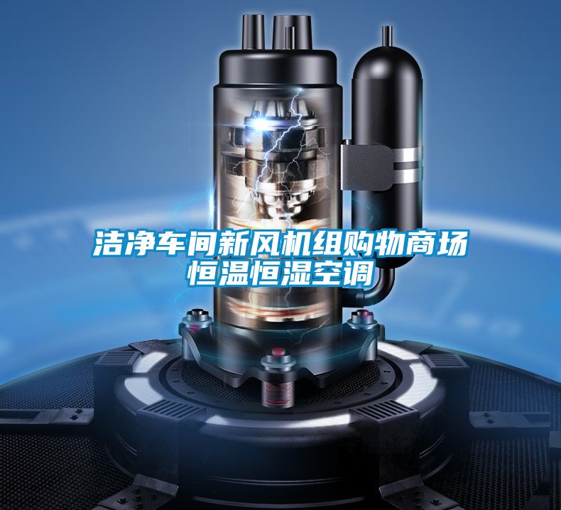 潔凈車(chē)間新風(fēng)機組購物商場(chǎng)恒溫恒濕空調