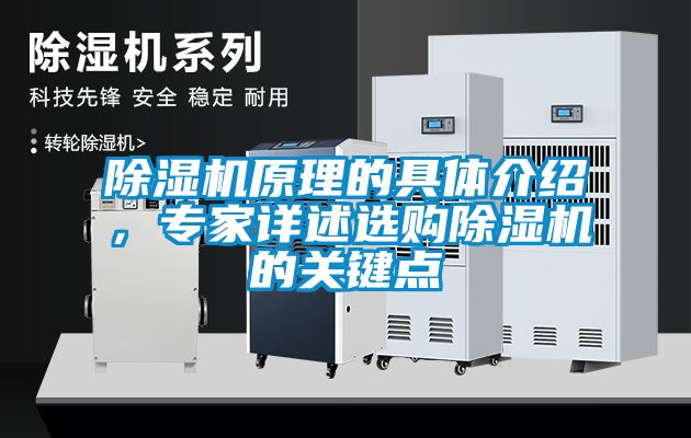 除濕機原理的具體介紹，專(zhuān)家詳述選購除濕機的關(guān)鍵點(diǎn)
