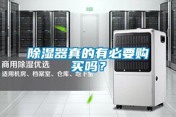 除濕器真的有必要購買嗎？