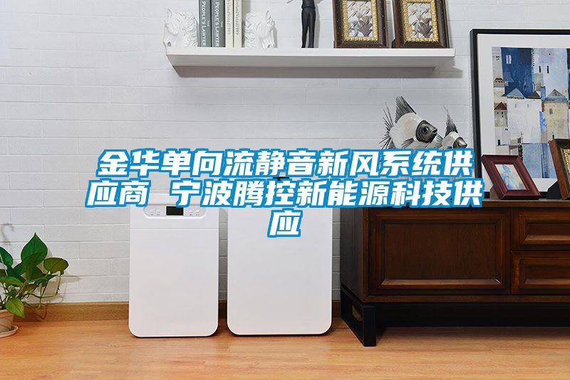 金華單向流靜音新風(fēng)系統供應商 寧波騰控新能源科技供應