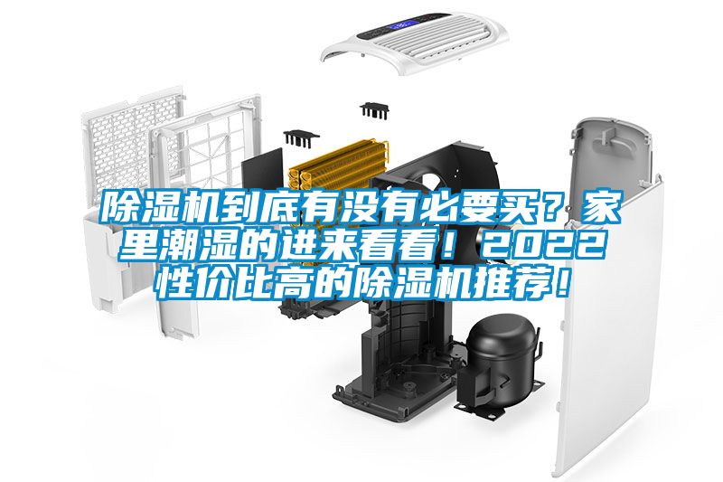 除濕機到底有沒有必要買？家里潮濕的進來看看！2022性價比高的除濕機推薦！
