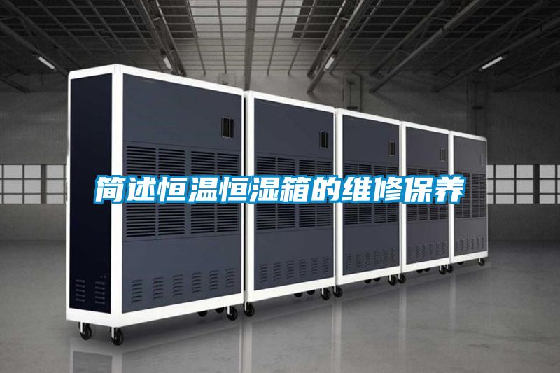 簡(jiǎn)述恒溫恒濕箱的維修保養